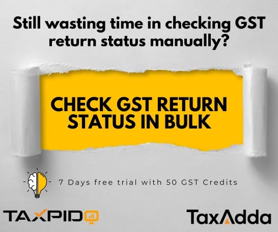 Check GST Return Status in Bulk